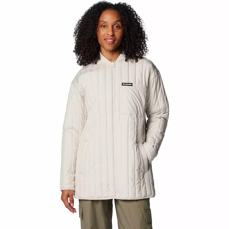 Women's Columbia Peony Park Overshirt, Size: Medium, Safari Product Image