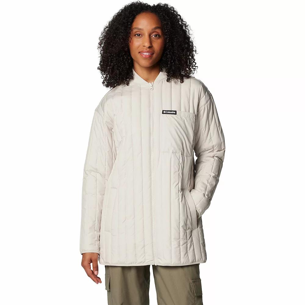 Women's Columbia Peony Park Overshirt, Size: Medium, Safari Product Image