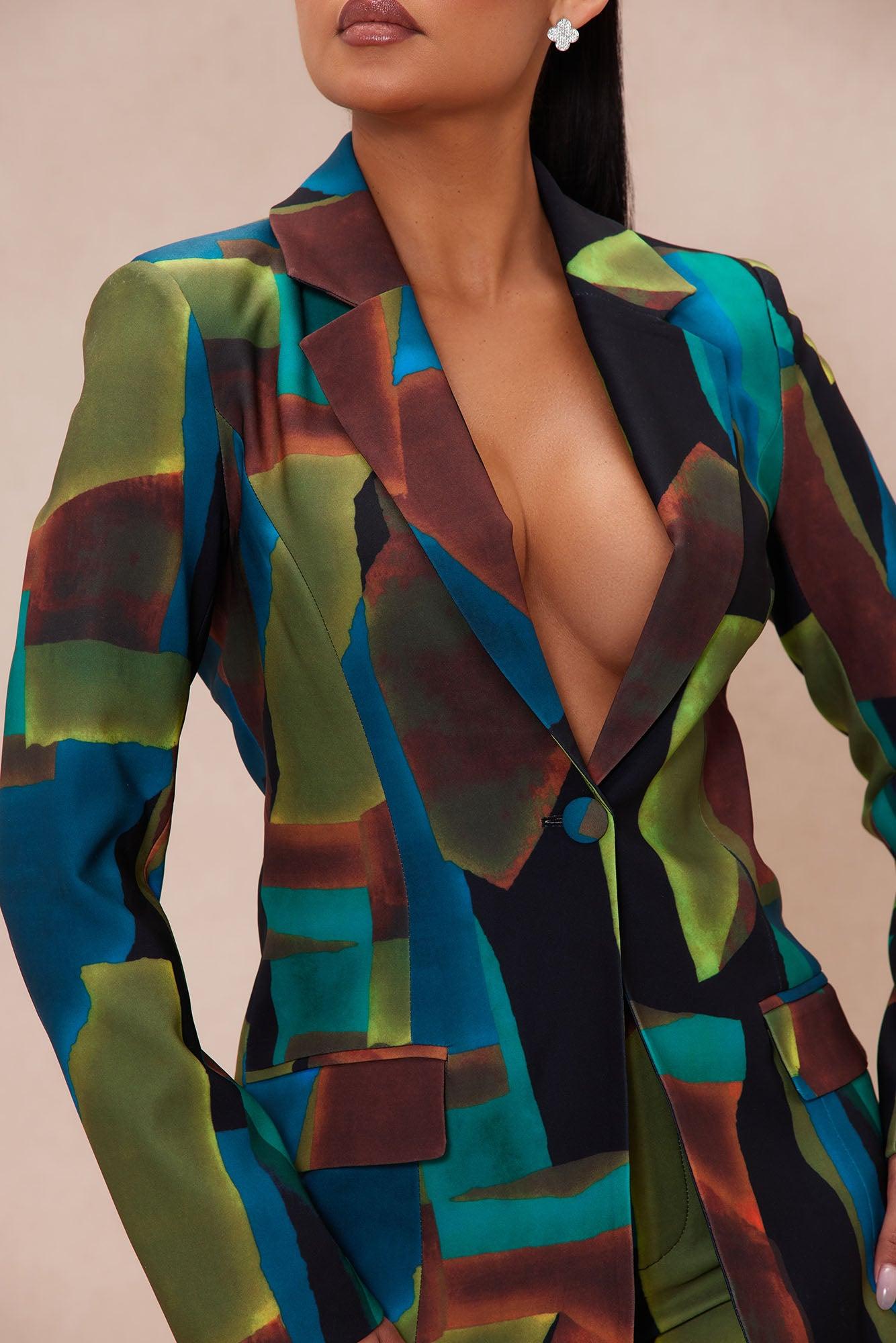 Mason Pant Suit Set - Blue/combo Product Image