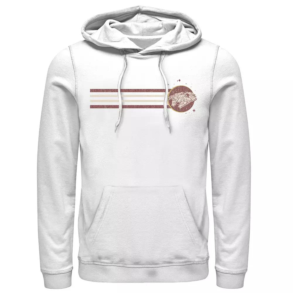 Men's Star Wars Millennium Falcon Retro Striped Hoodie,  Product Image