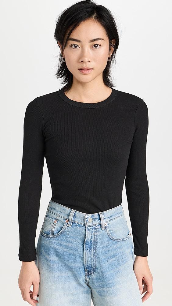 Leset Kelly Slim Fit Long Sleeve Top | Shopbop Product Image