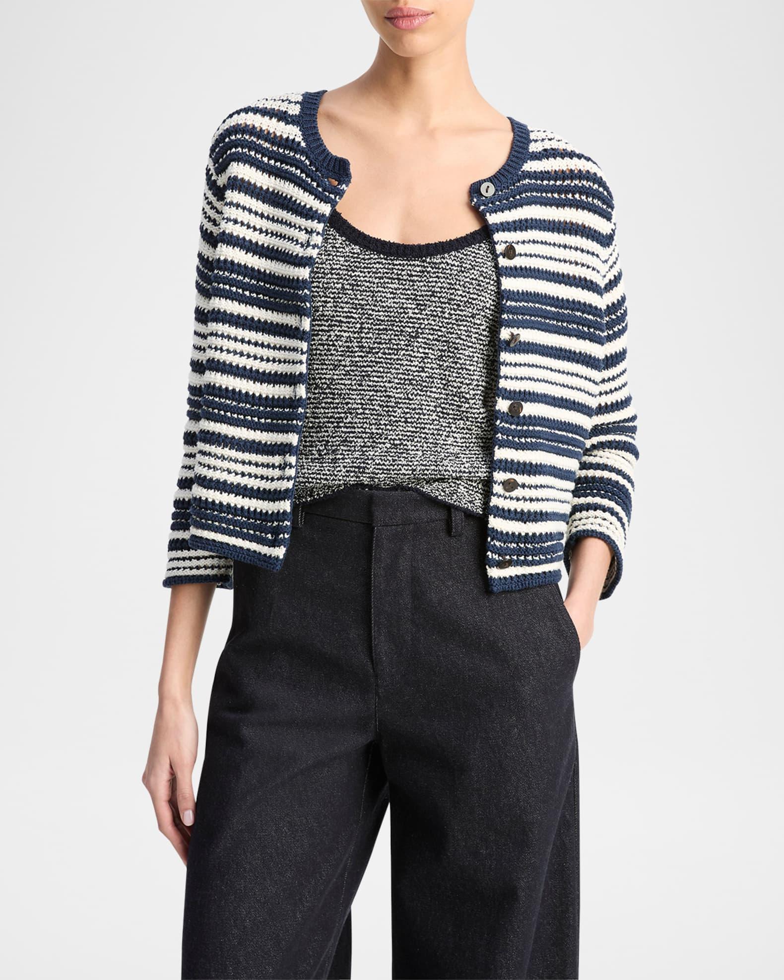 Textured Stripe Cardigan  Product Image