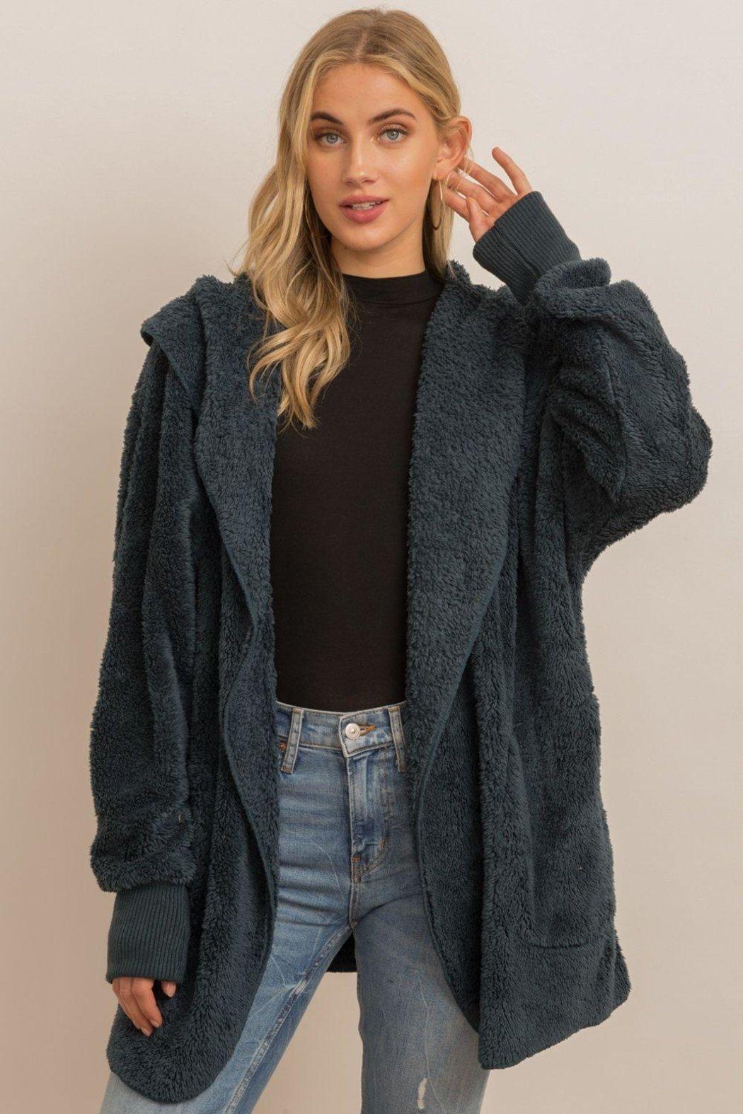 Fleece Hoodie Jacket Product Image