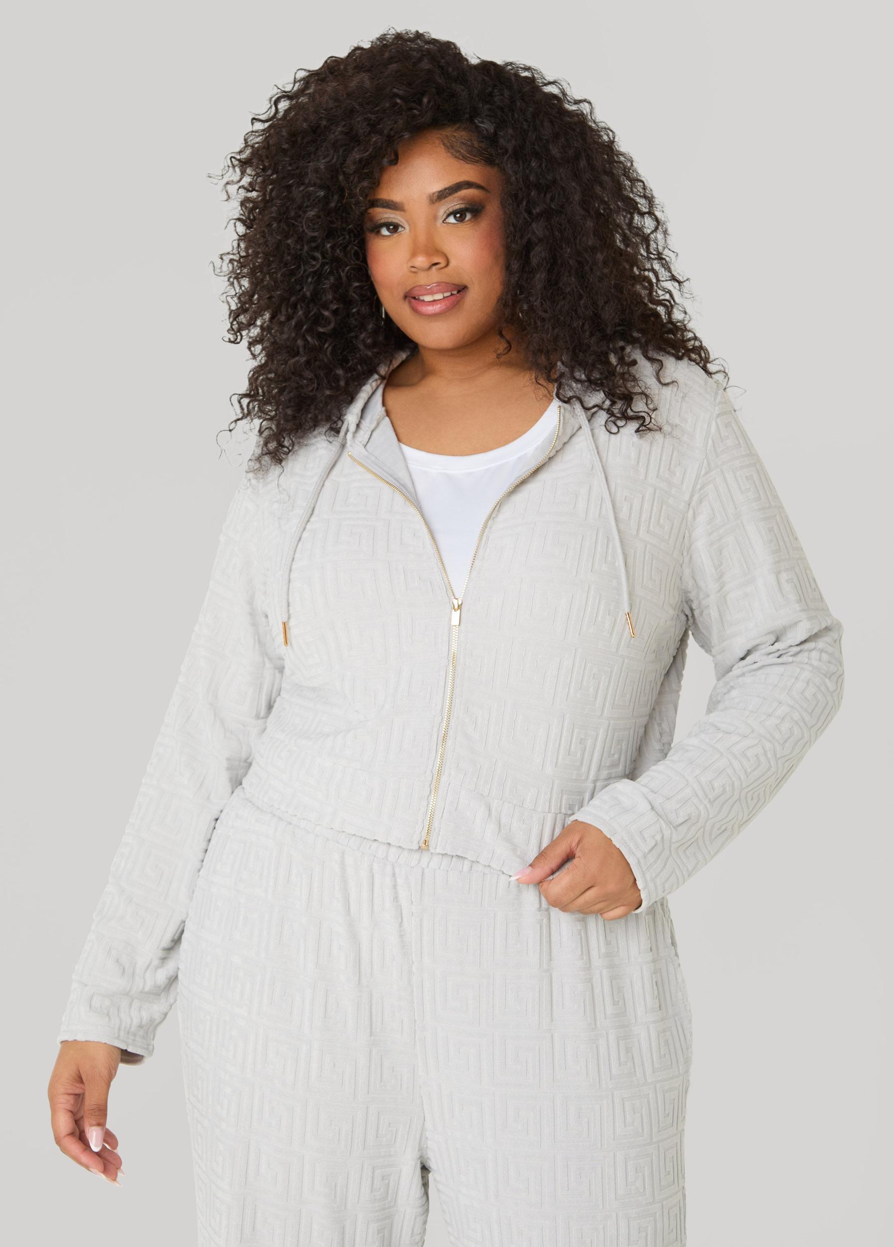 Greek Key Track Jacket Product Image