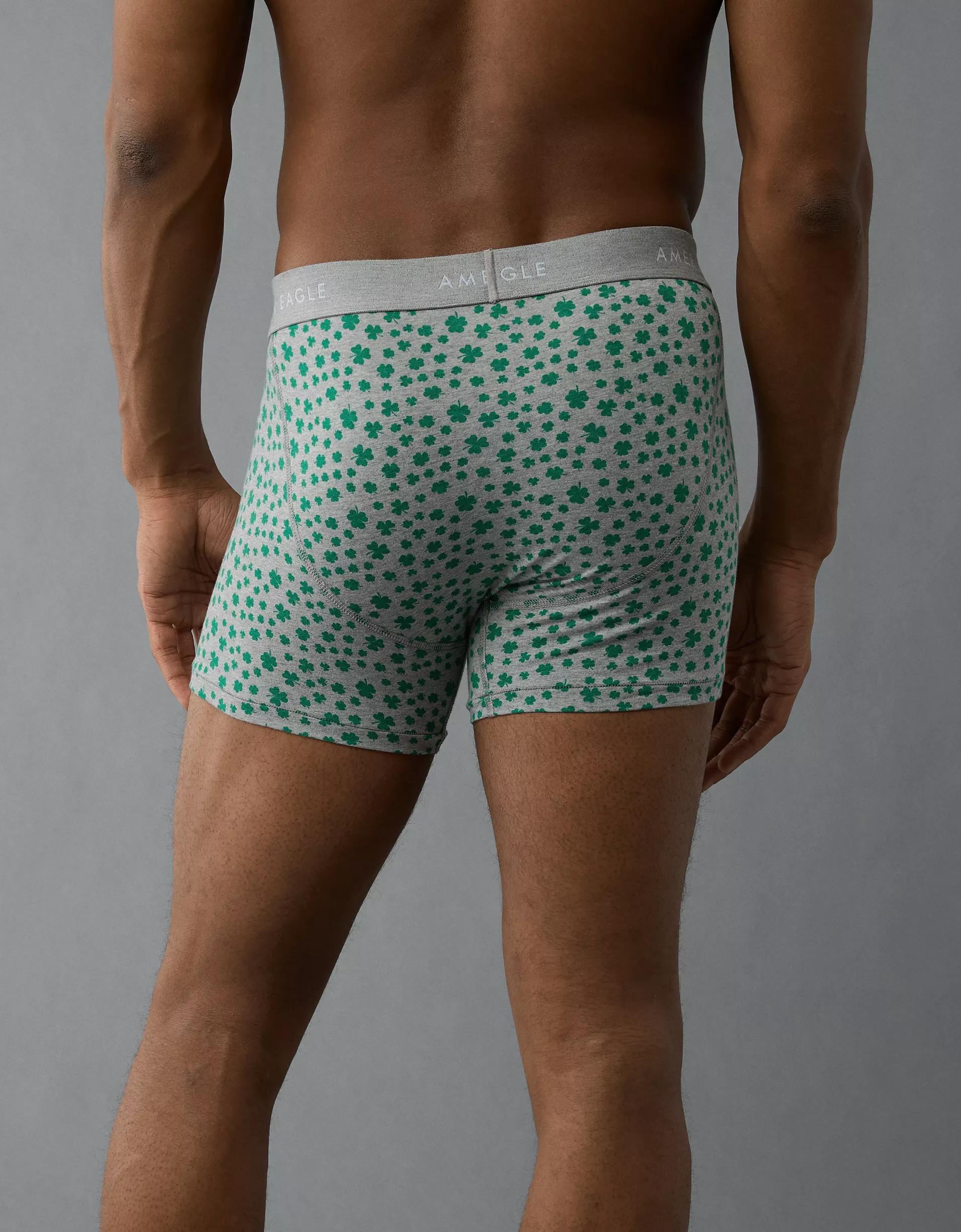 AEO Men's St. Patrick's Day Clovers 4.5" Classic Boxer Brief Product Image