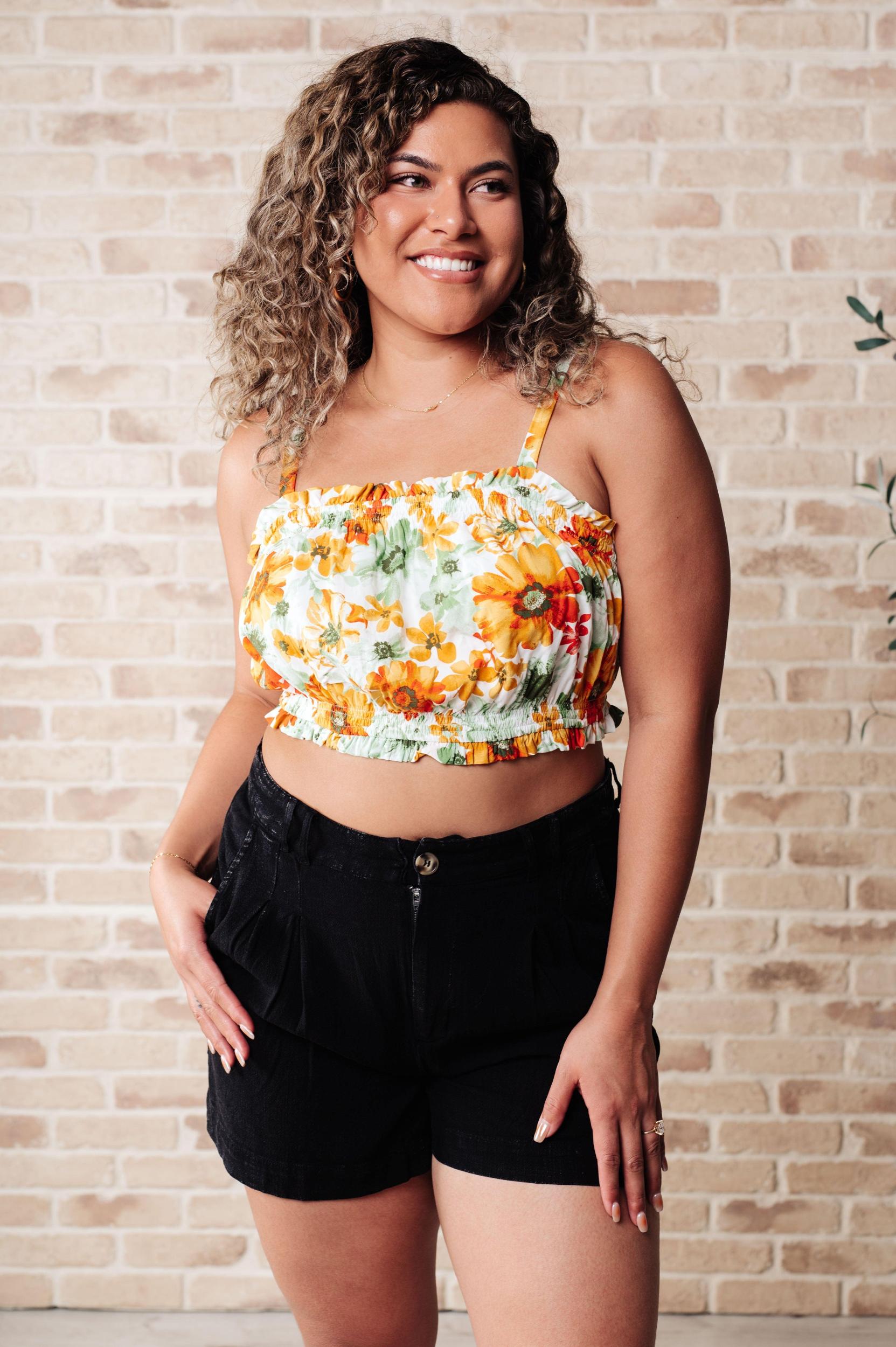 Mind Over Matter Pleated Shorts in Black Product Image