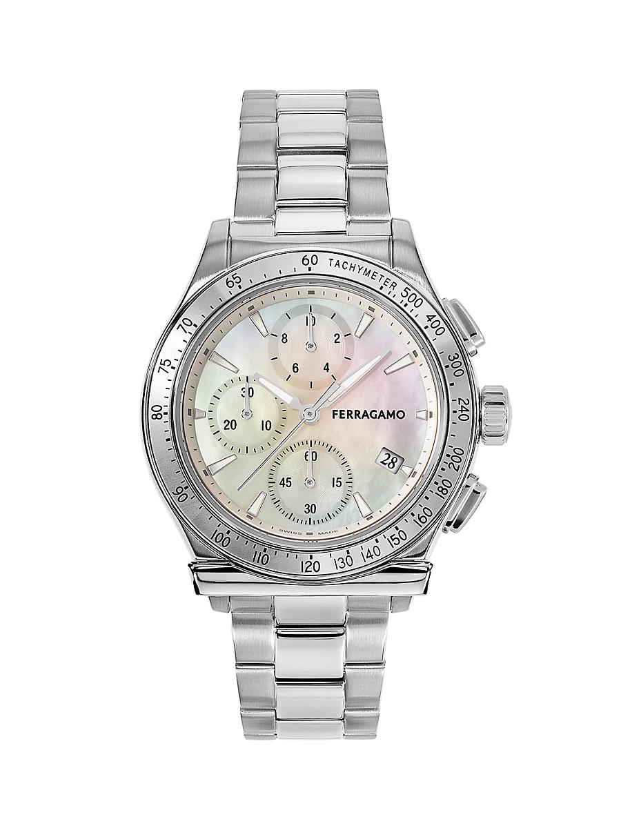 38mm Ferragamo 1927 Chrono Watch with Bracelet Strap Product Image