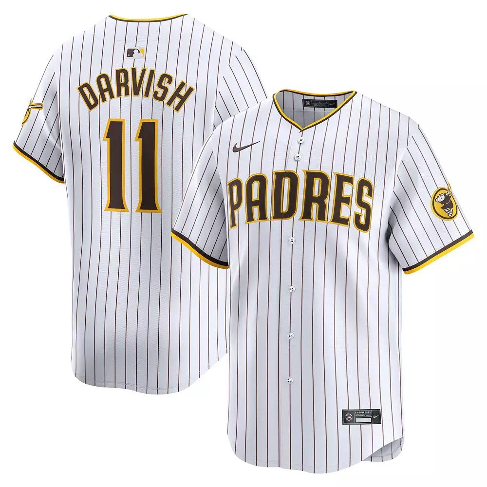 Men's Nike Yu Darvish White San Diego Padres Home Limited Player Jersey,  Product Image