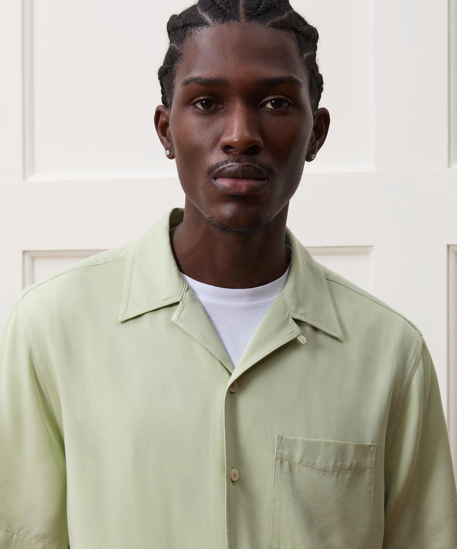 Cropped Rayon Capri Shirt Product Image