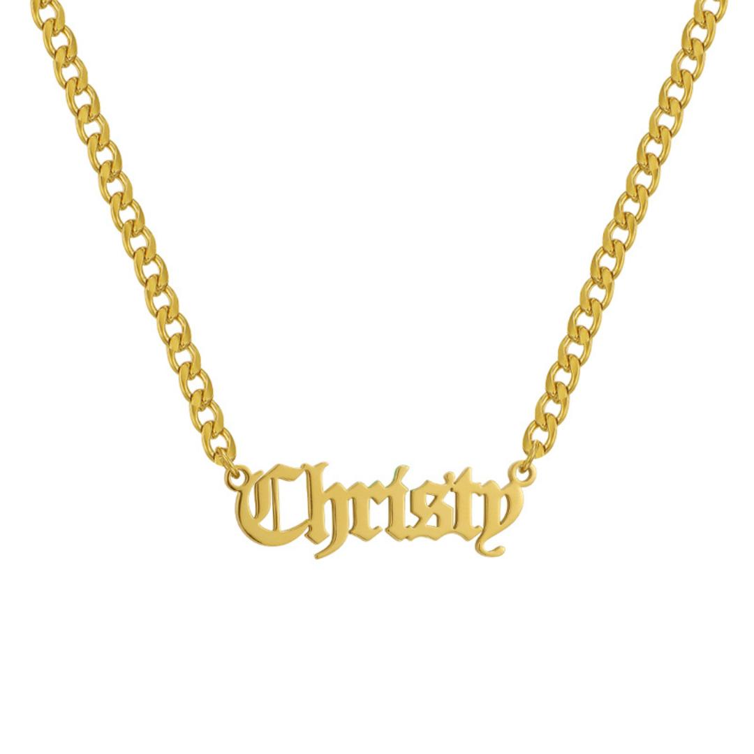 Custom/Personalized Nameplate Curb Necklace Product Image