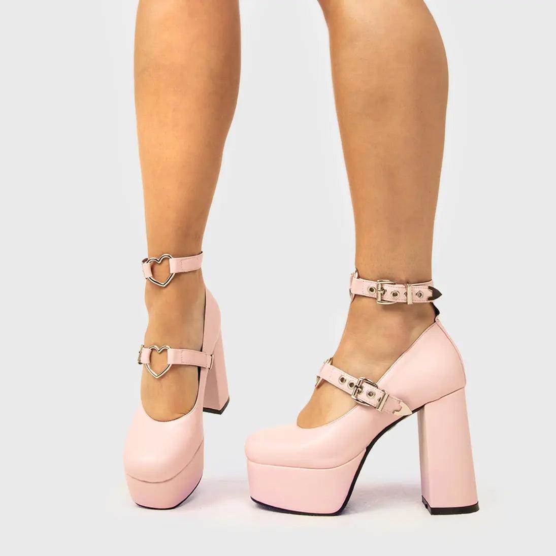 Walk With Faith Platform Heels Product Image