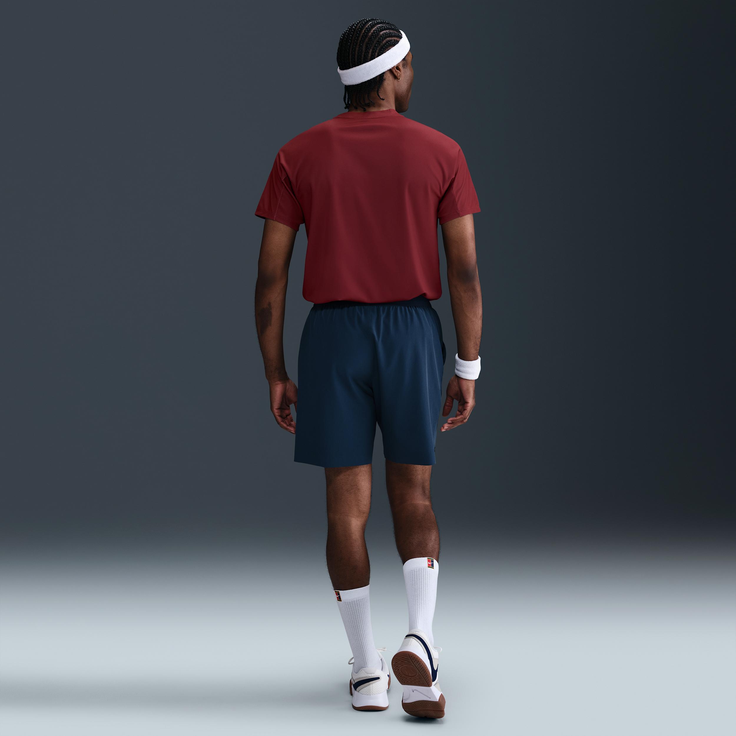 Nike Mens Court Slam Dri-FIT ADV Tennis Top | FZ6934-619 Product Image
