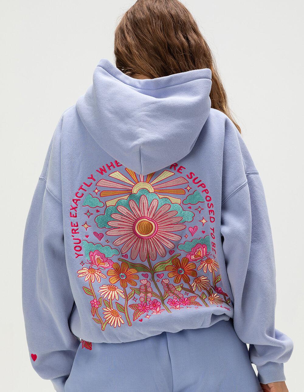 MALIBU SKYYE Meant to Be Womens Hoodie - BLUE Product Image