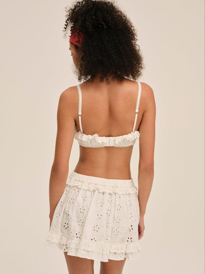 Dreamy Daisy Bra Top — White Product Image