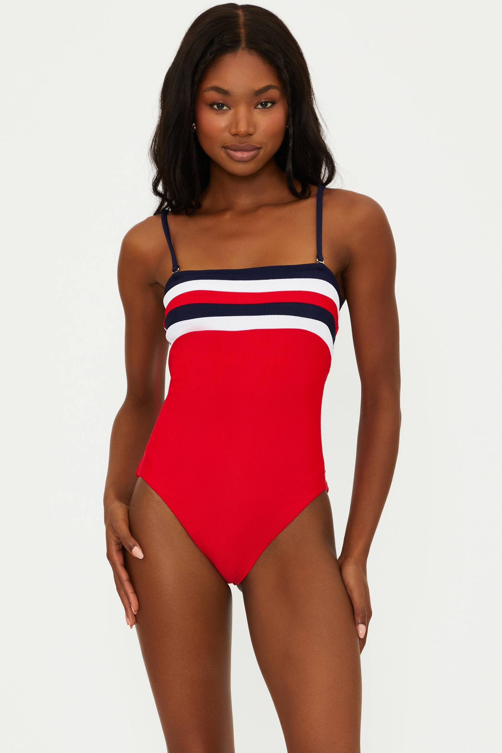 Jessa One Piece American Colorblock Product Image
