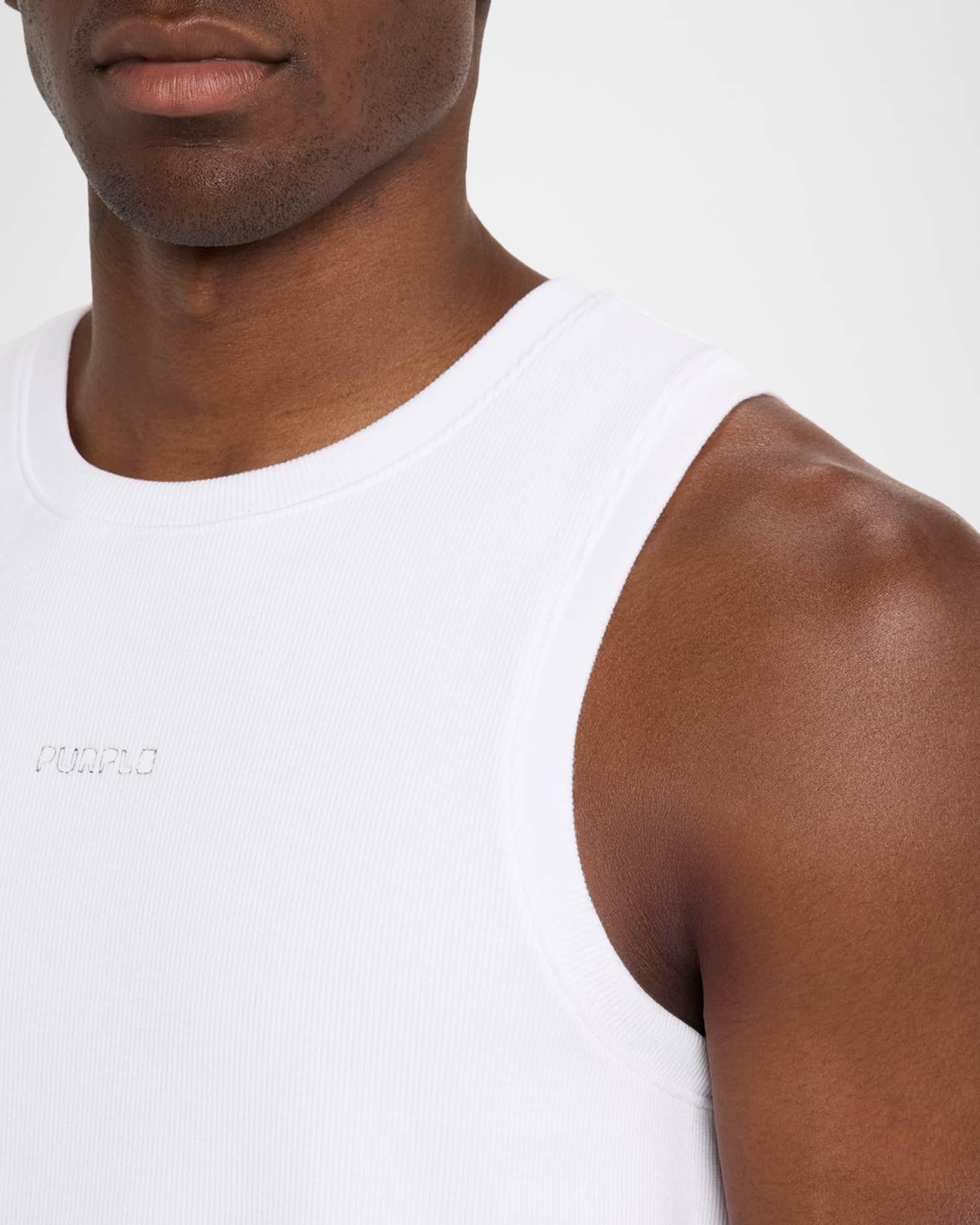 Men's Ribbed Logo Tank Top Product Image