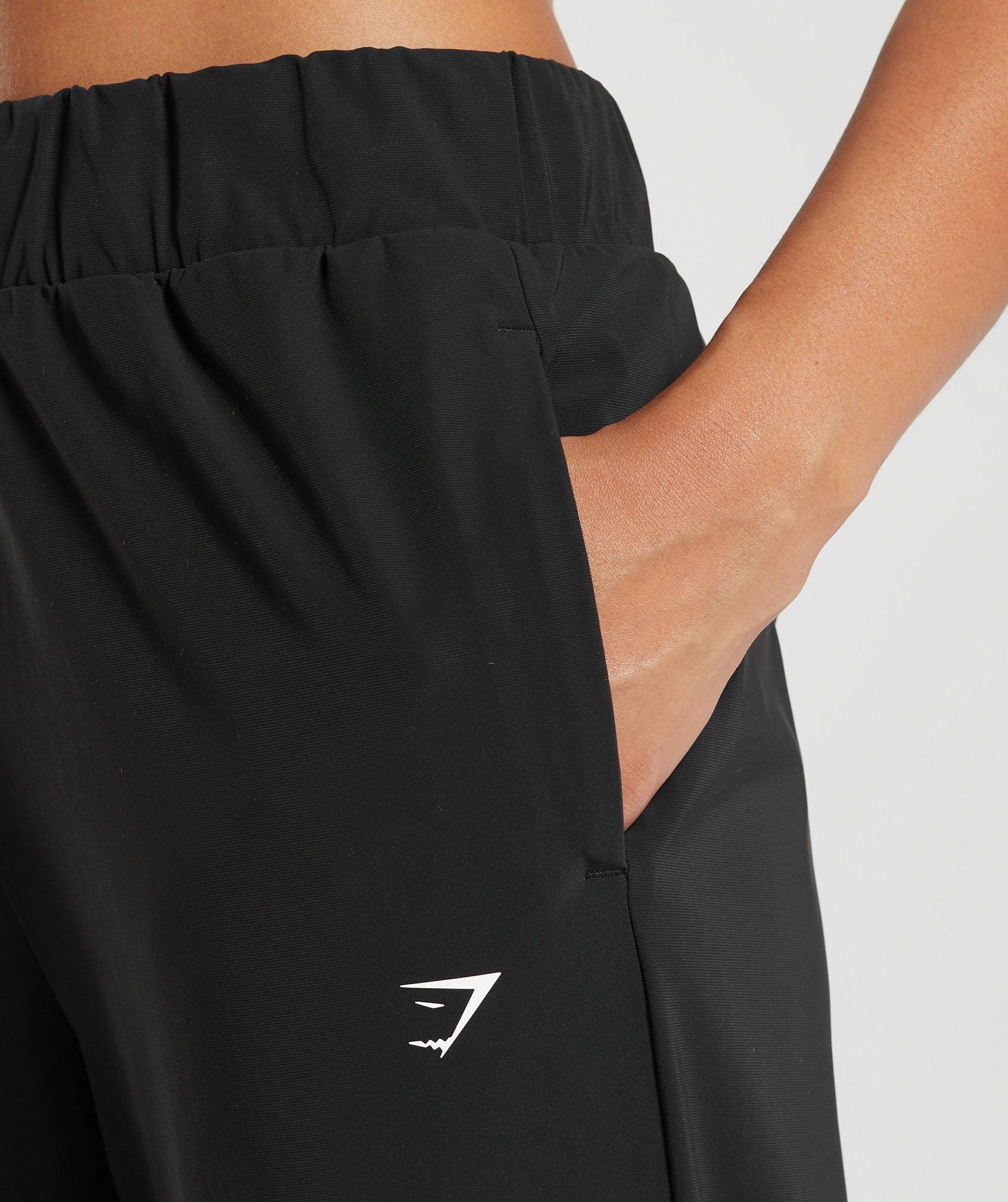Gymshark Tapered Woven Pants - Black Female Product Image