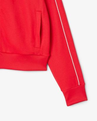 Women's Paris Zip-Up Piqué Sweatshirt Product Image