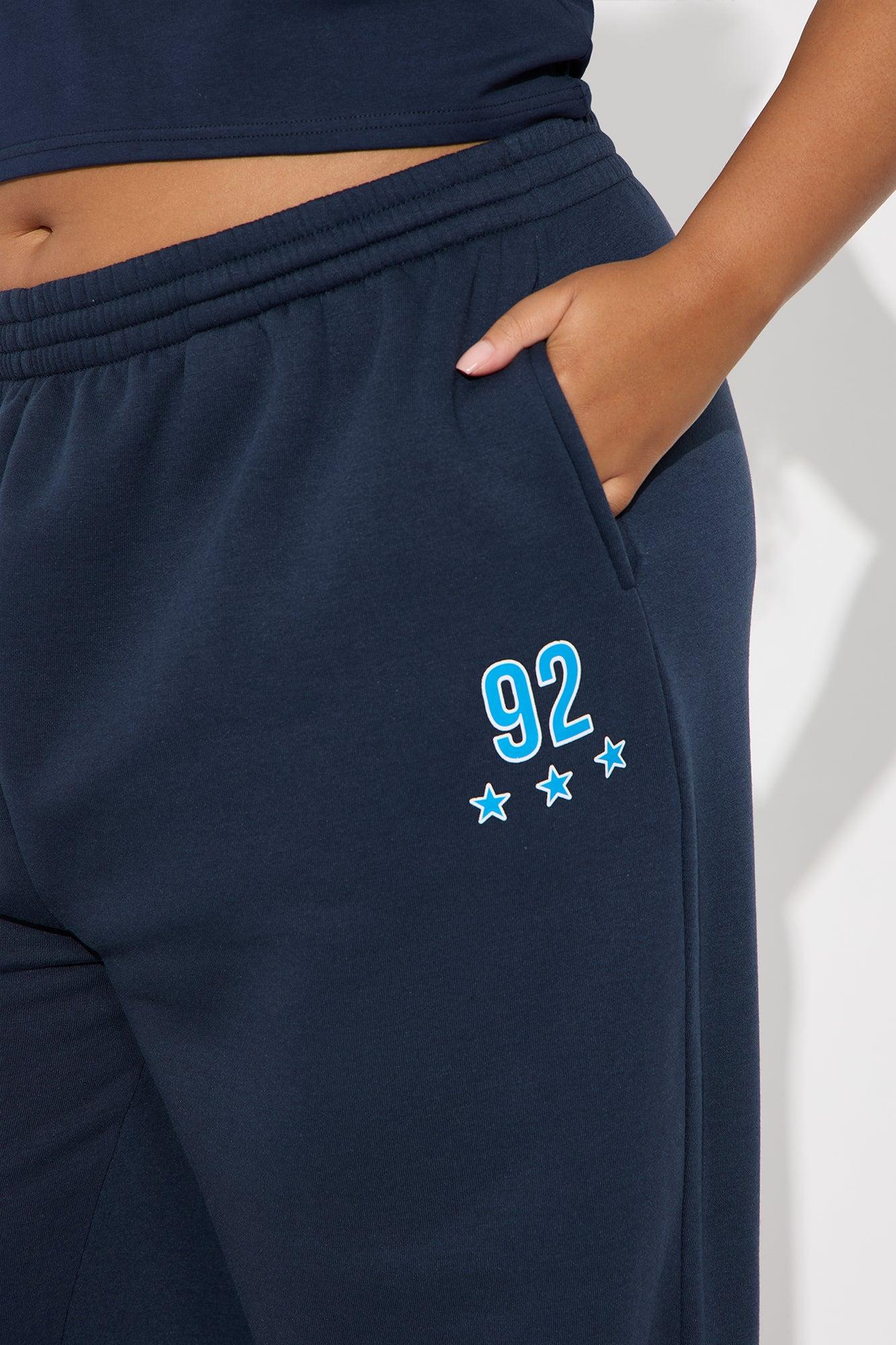 Alessandra 92 Wide Leg Pant - Blue Product Image