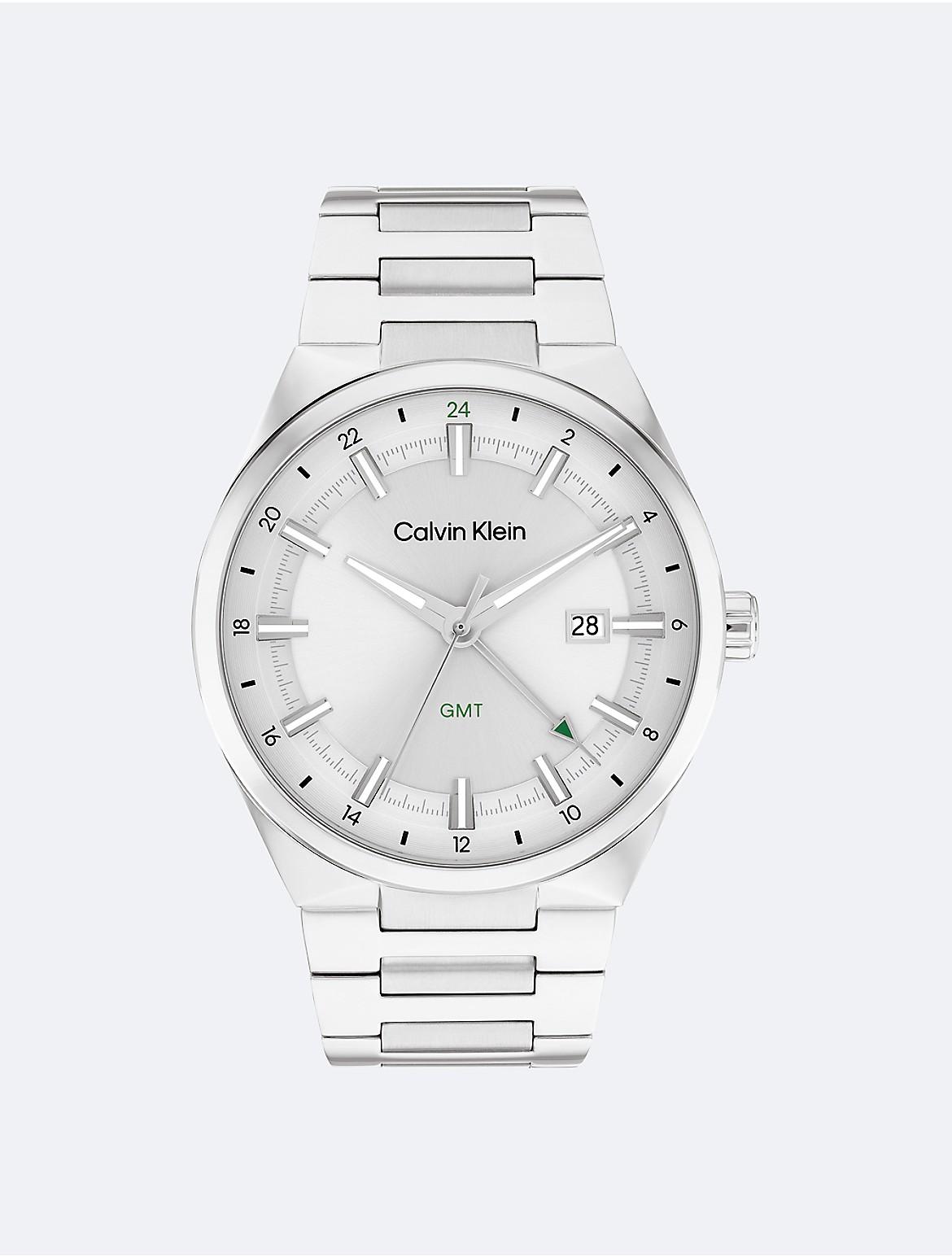 Calvin Klein Mens Architectural Multifunction Watch - Metallic Product Image