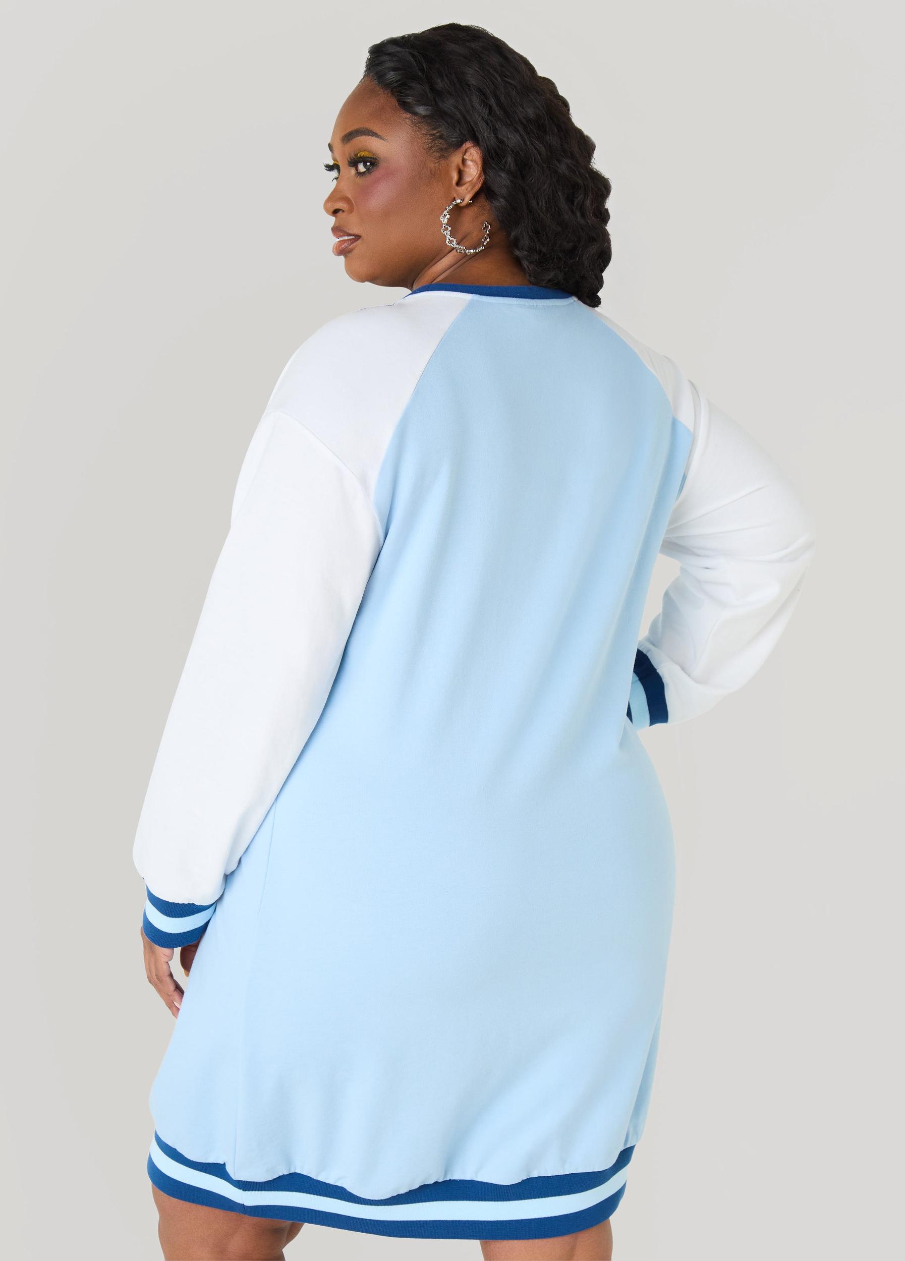 Raglan French Terry Sneaker Dress Product Image