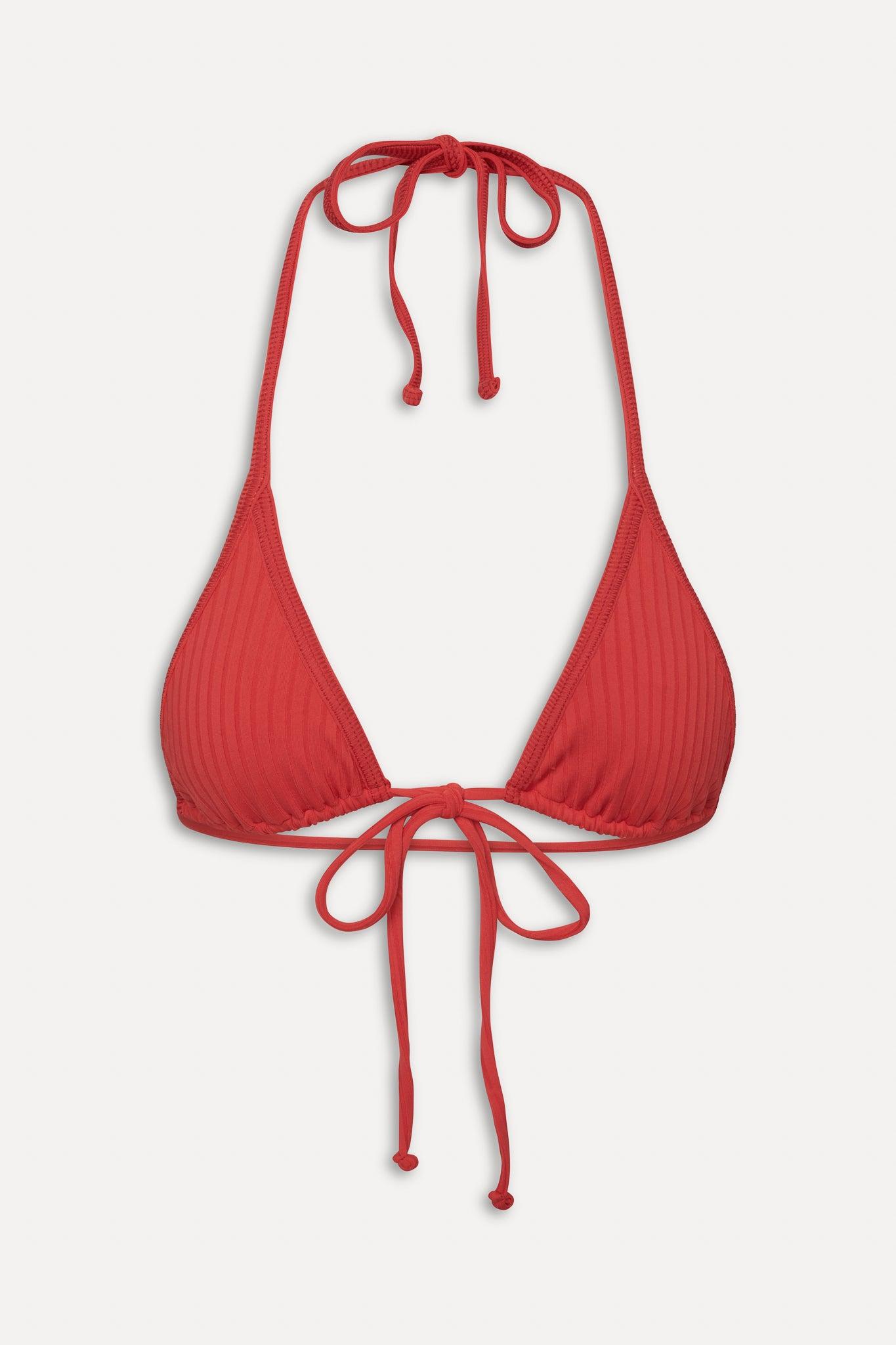 Mackenzie Cheeky String Bikini Bottom - Cherry Product Image