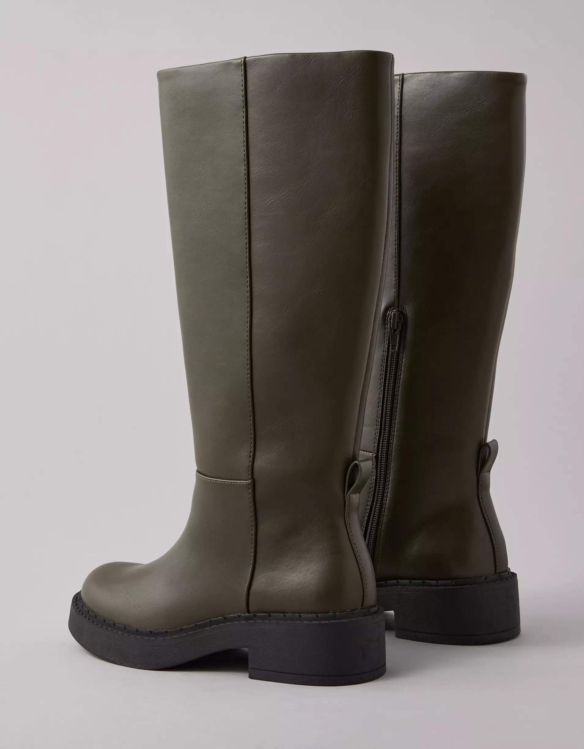 AE Vegan Leather Riding Boot Product Image