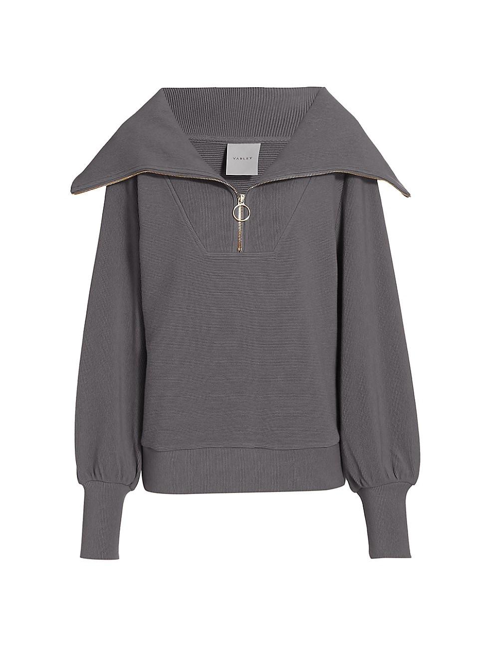 Vine Oversized 1/2-Zip Pullover Sweatshirt Product Image