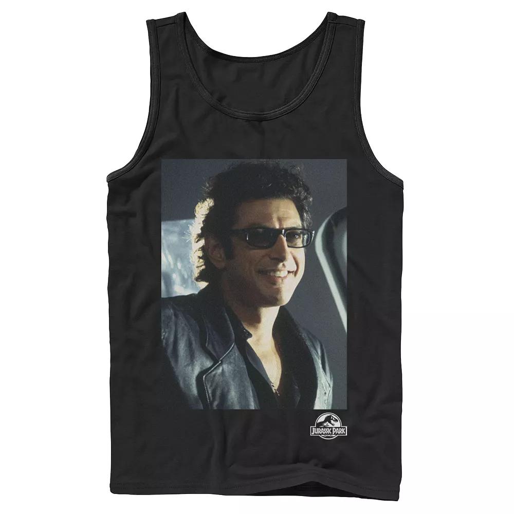 Men's Jurassic Park Goldblum Sly Smile Tank Top,  Product Image