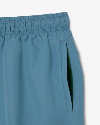 Mid Length Monochrome Swim Trunks Product Image