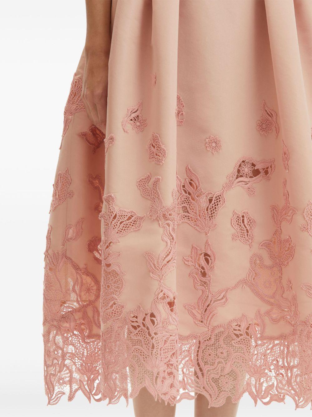 guipure-lace midi dress Product Image