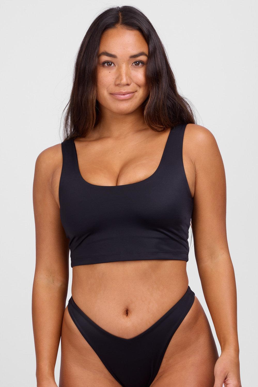 Mira Bikini Top - Black Female Product Image