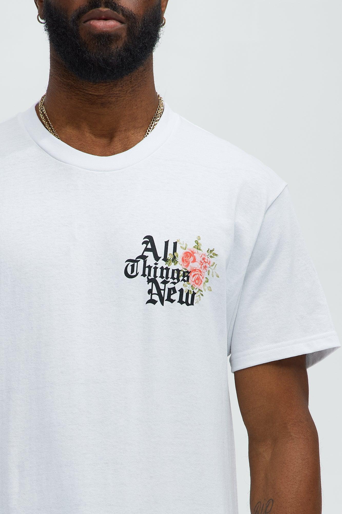 All Things New Short Sleeve Tee - White Male Product Image