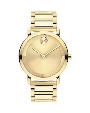 Movado Bold Mens Evolution 2.0 Quartz Analog Gold Mesh Bracelet Watch Product Image
