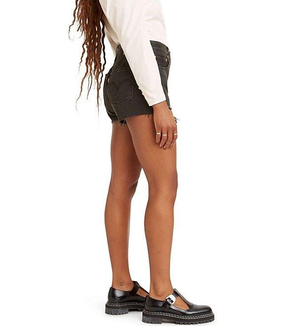 Levi's® 501 Original High Rise Frayed Hem Shorts Product Image
