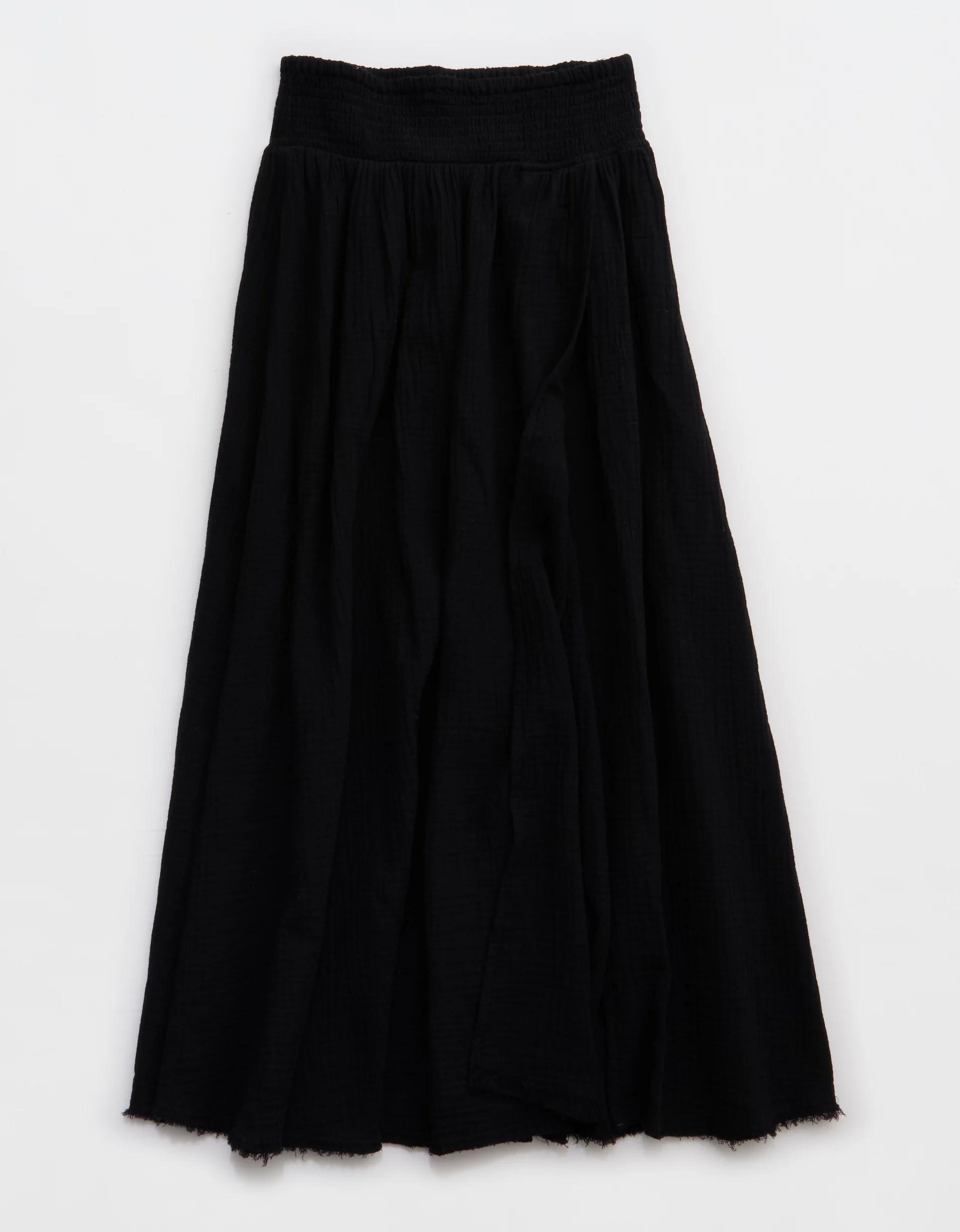 Aerie Faux Wrap Cover Up Maxi Skirt Product Image
