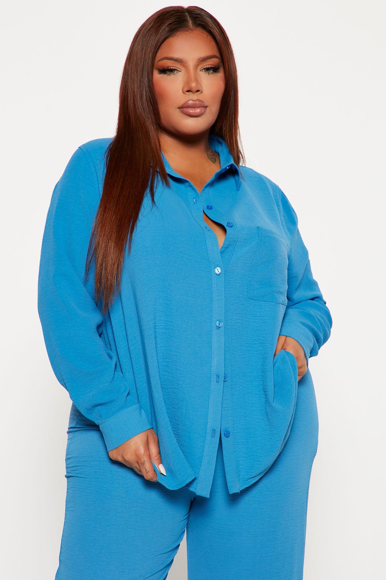 Makenzie Pant Set - Blue Product Image