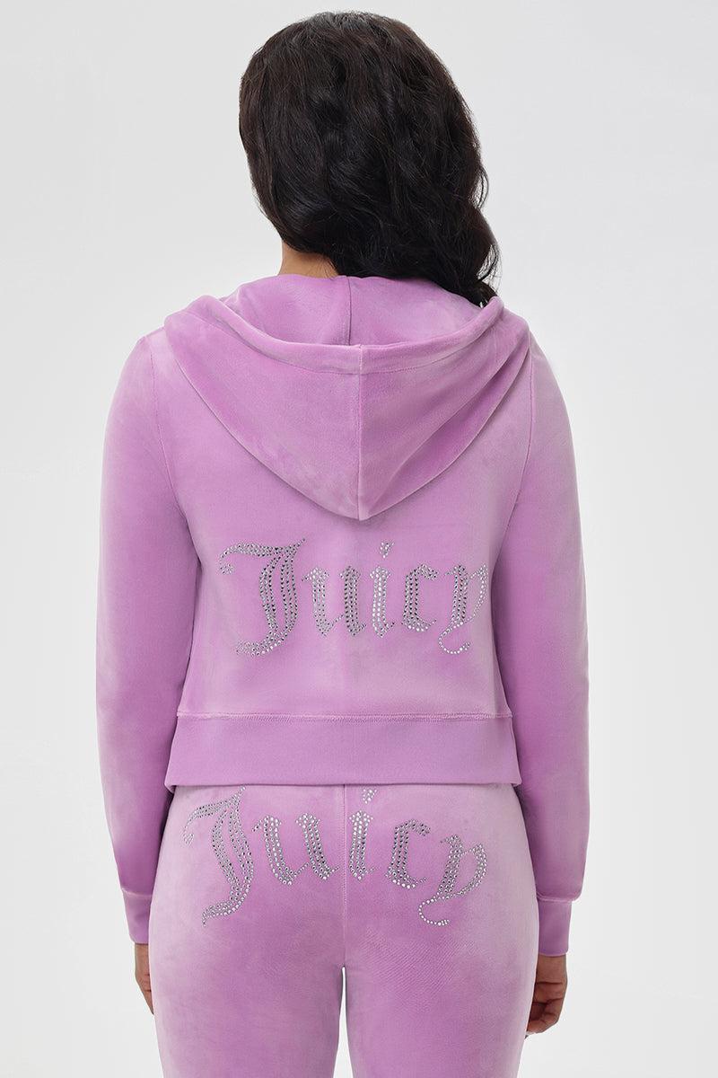 OG Big Bling Velour Hoodie Product Image