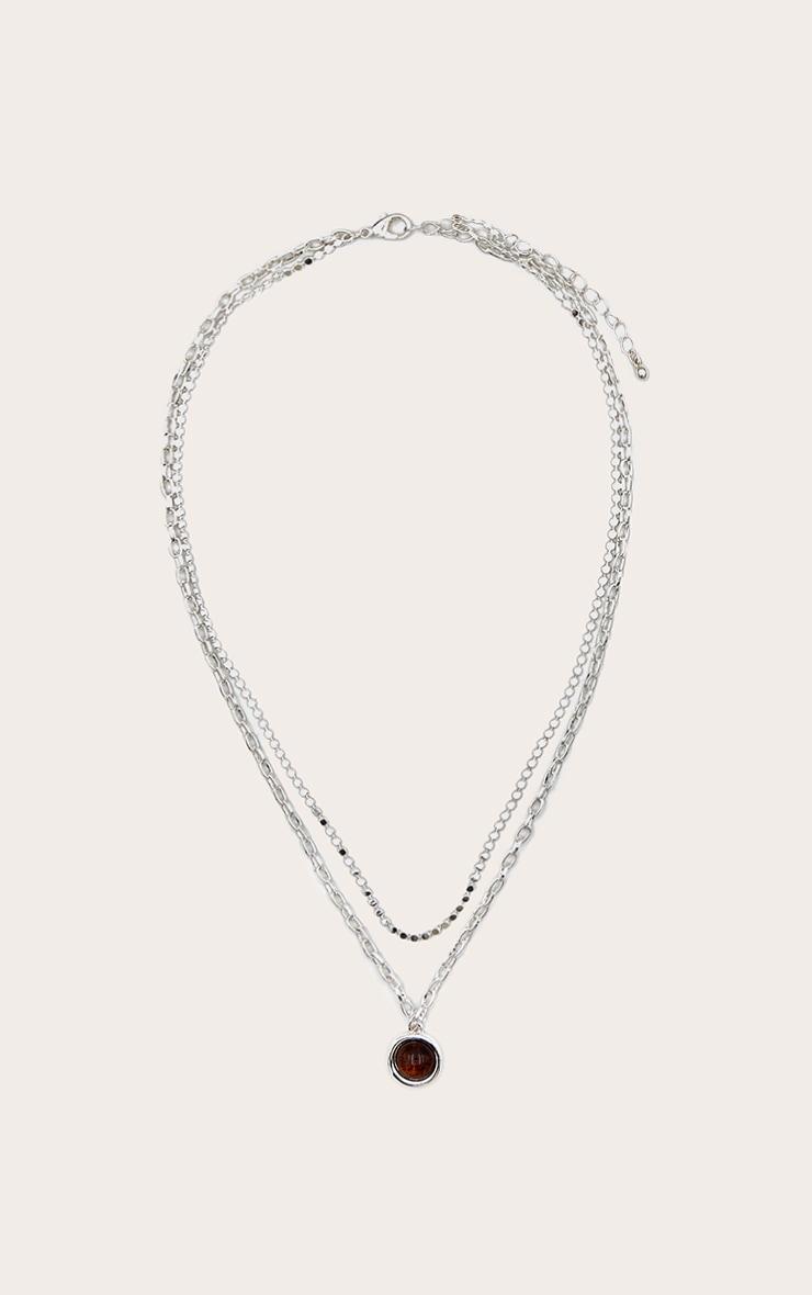 Silver Resin Pendant Multi-Pack Necklace Product Image