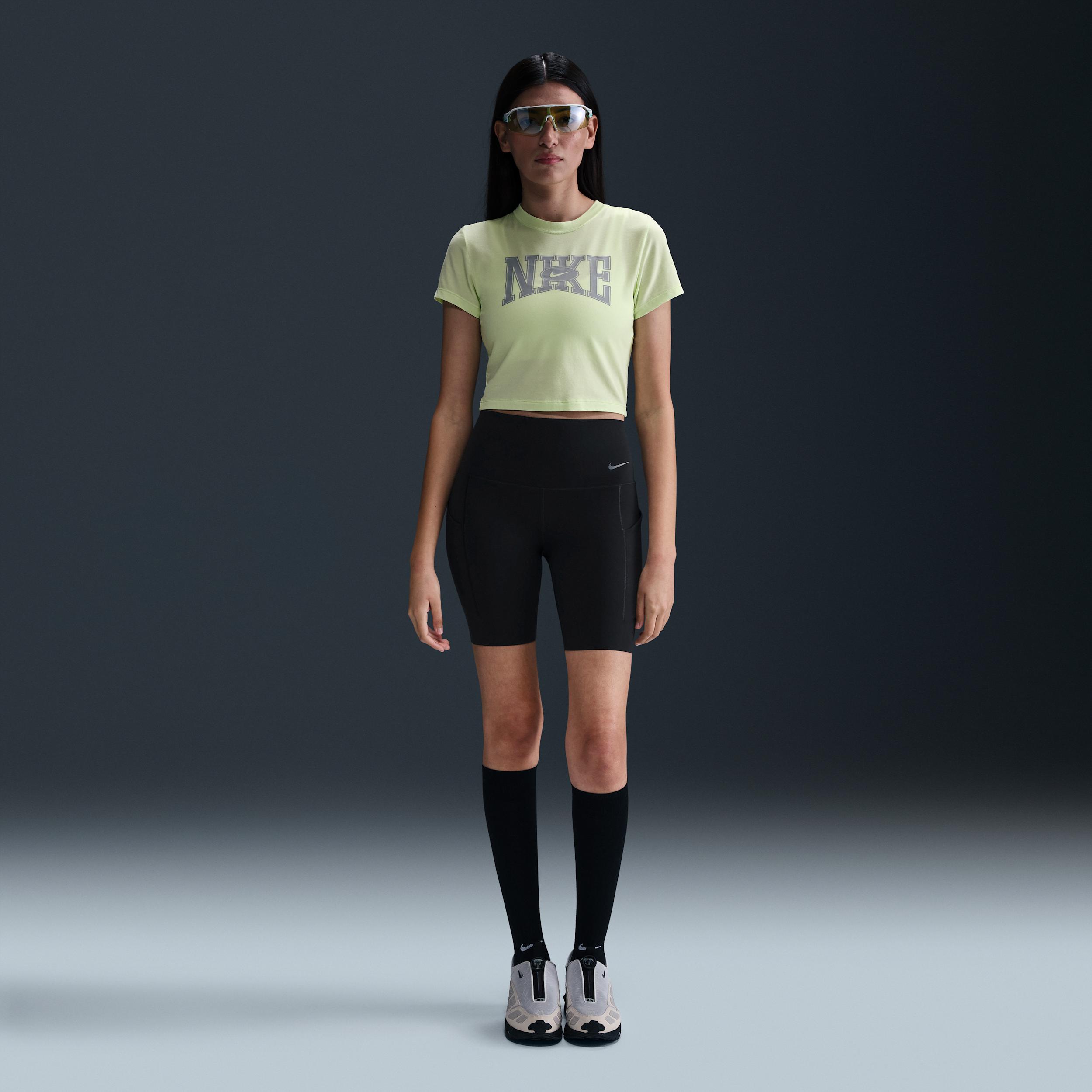 Womens Nike Sportswear Slim Cropped T-Shirt | HQ1709-360 Product Image