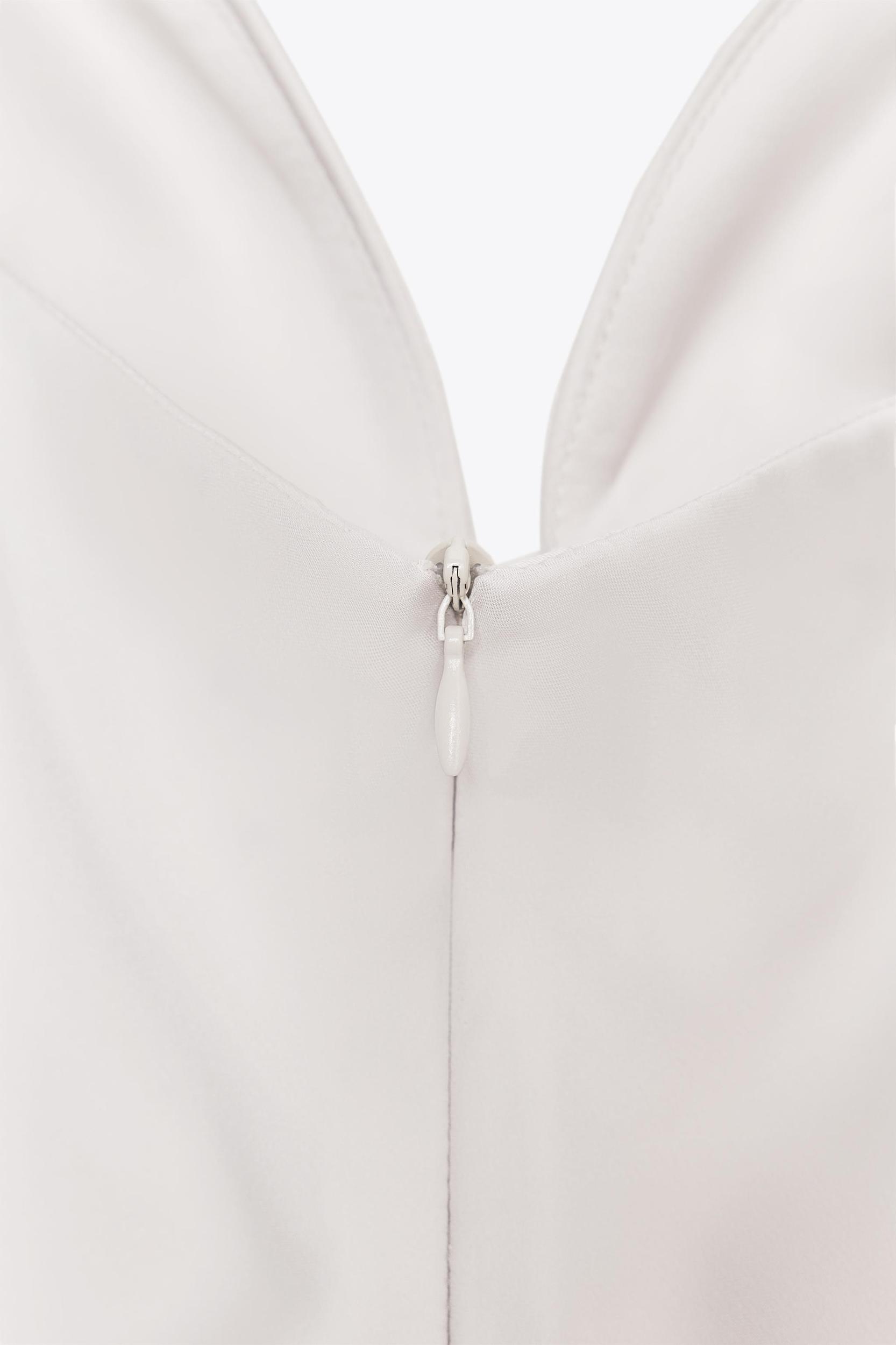 SATIN LONG DRESS Product Image