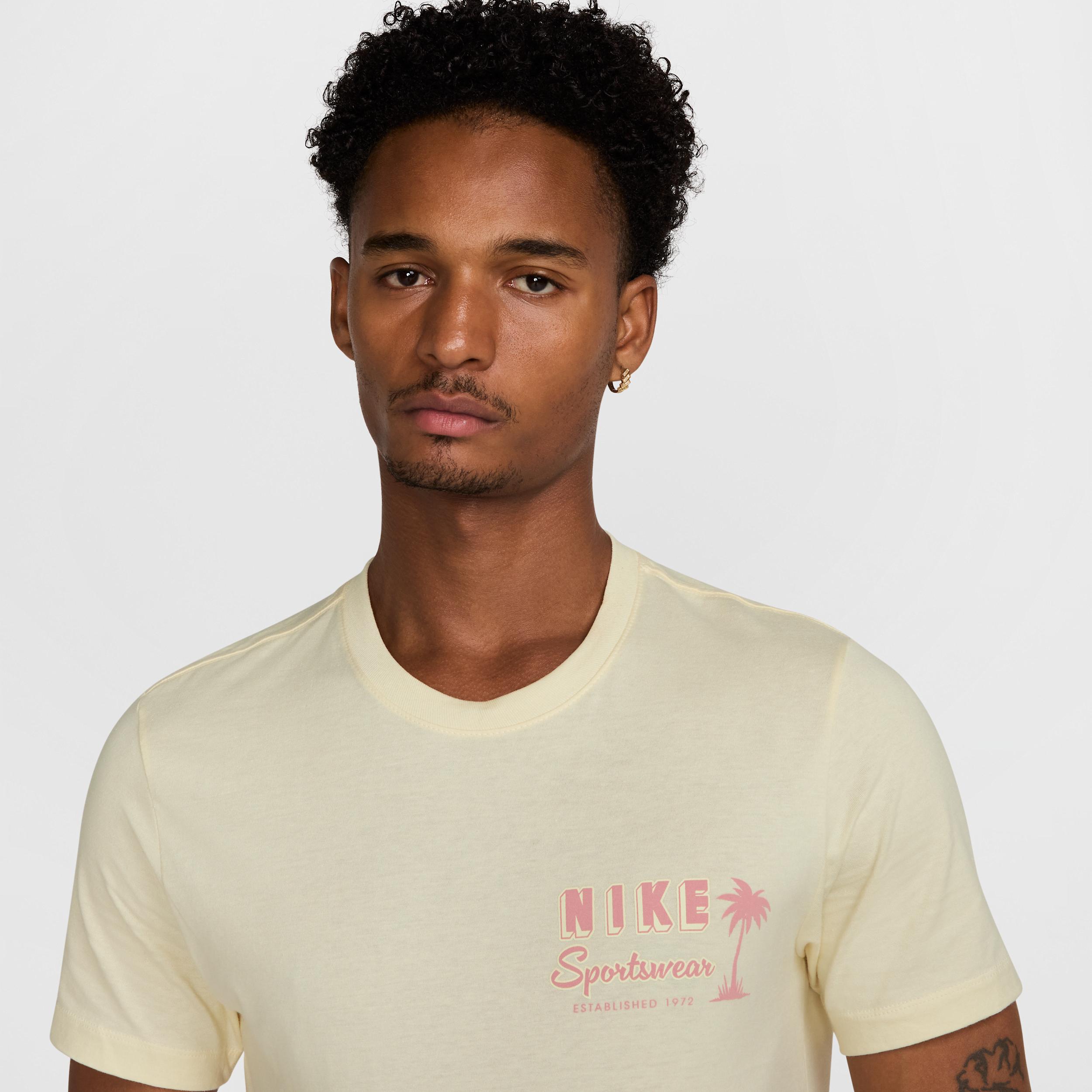 Nike Mens Nike Sweet Short Sleeve Crew T-Shirt - Mens Multi/Coconut Milk/Denim Turquoise Product Image