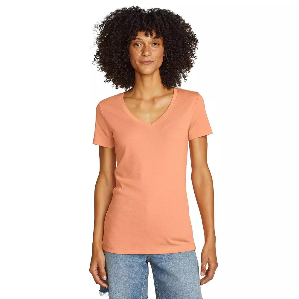 Women's Eddie Bauer Favorite V Neck Tee,  Product Image