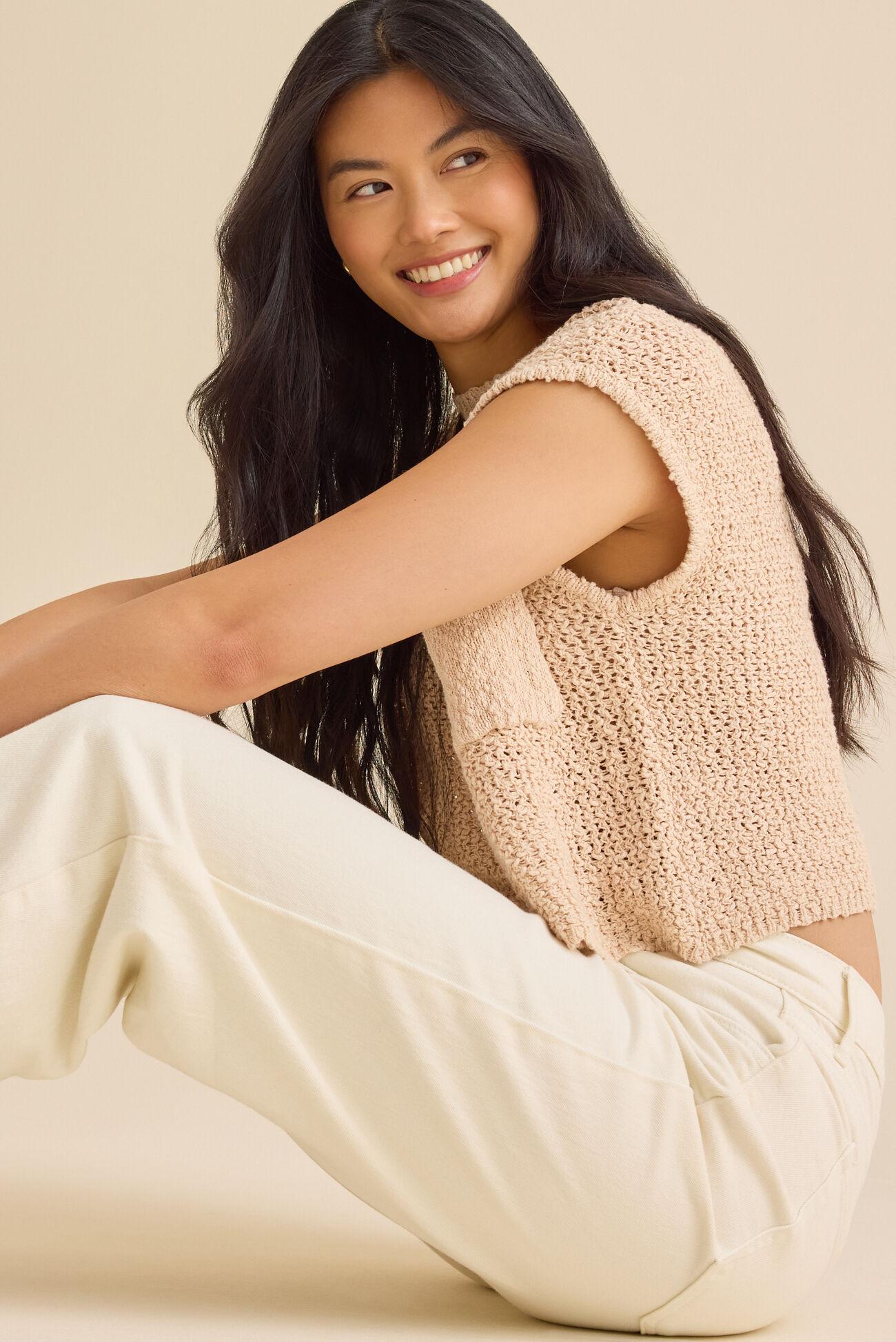 Ethel Cropped Vest Product Image