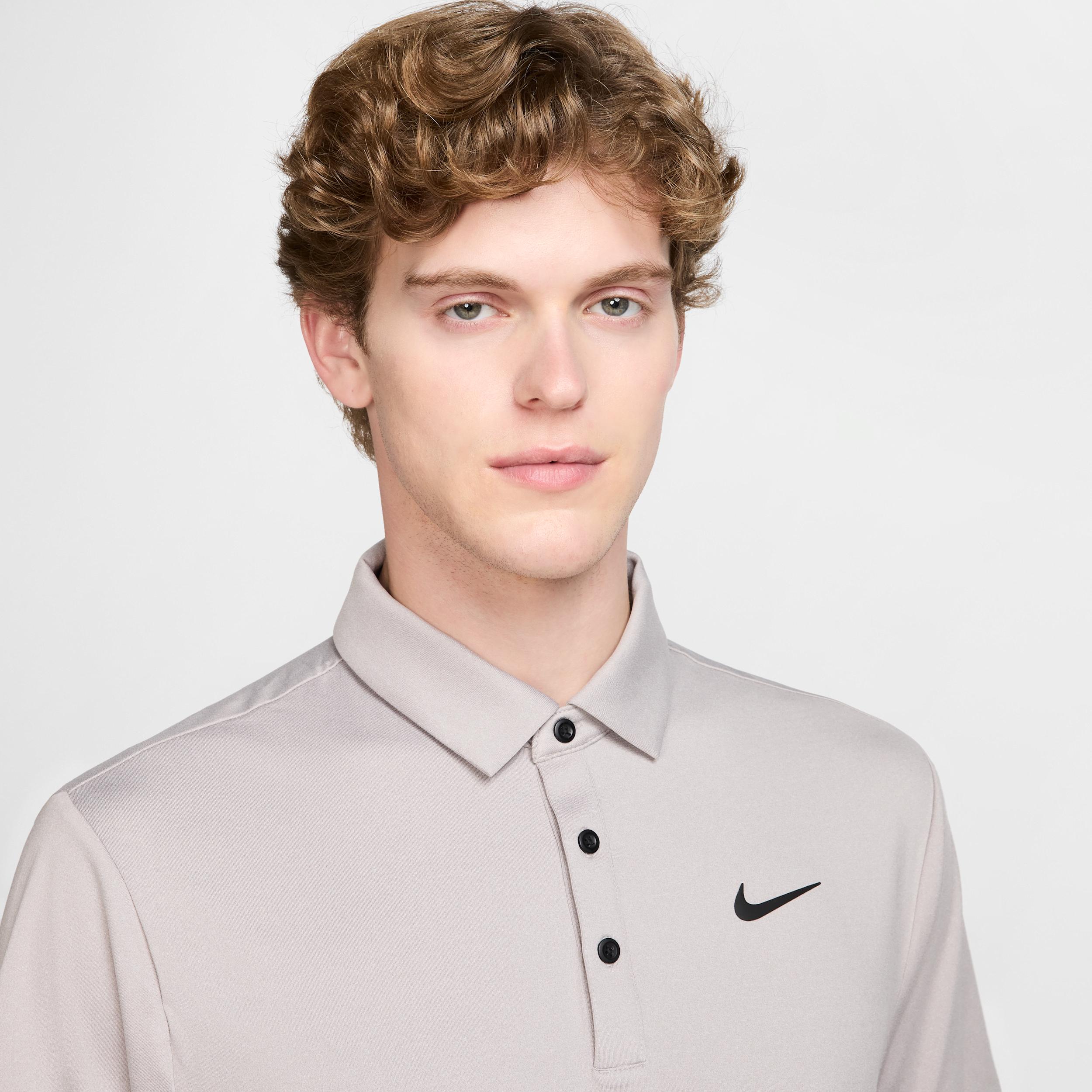 Nike Mens Tour Dri-FIT Heathered Golf Polo | FZ7473-009 Product Image