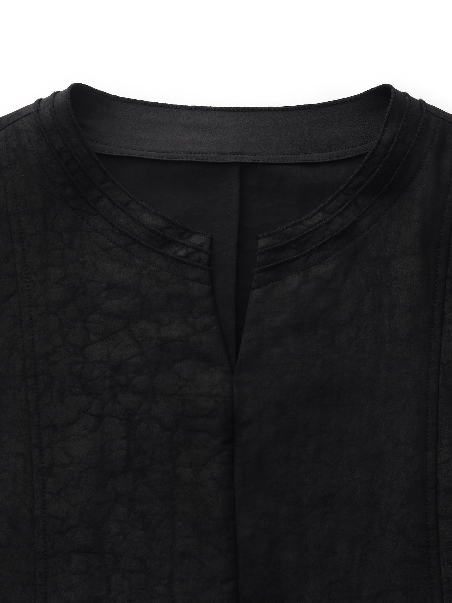 18MM Xiang Yun Silk Pockets Women Loose Fit Midi Dress Product Image