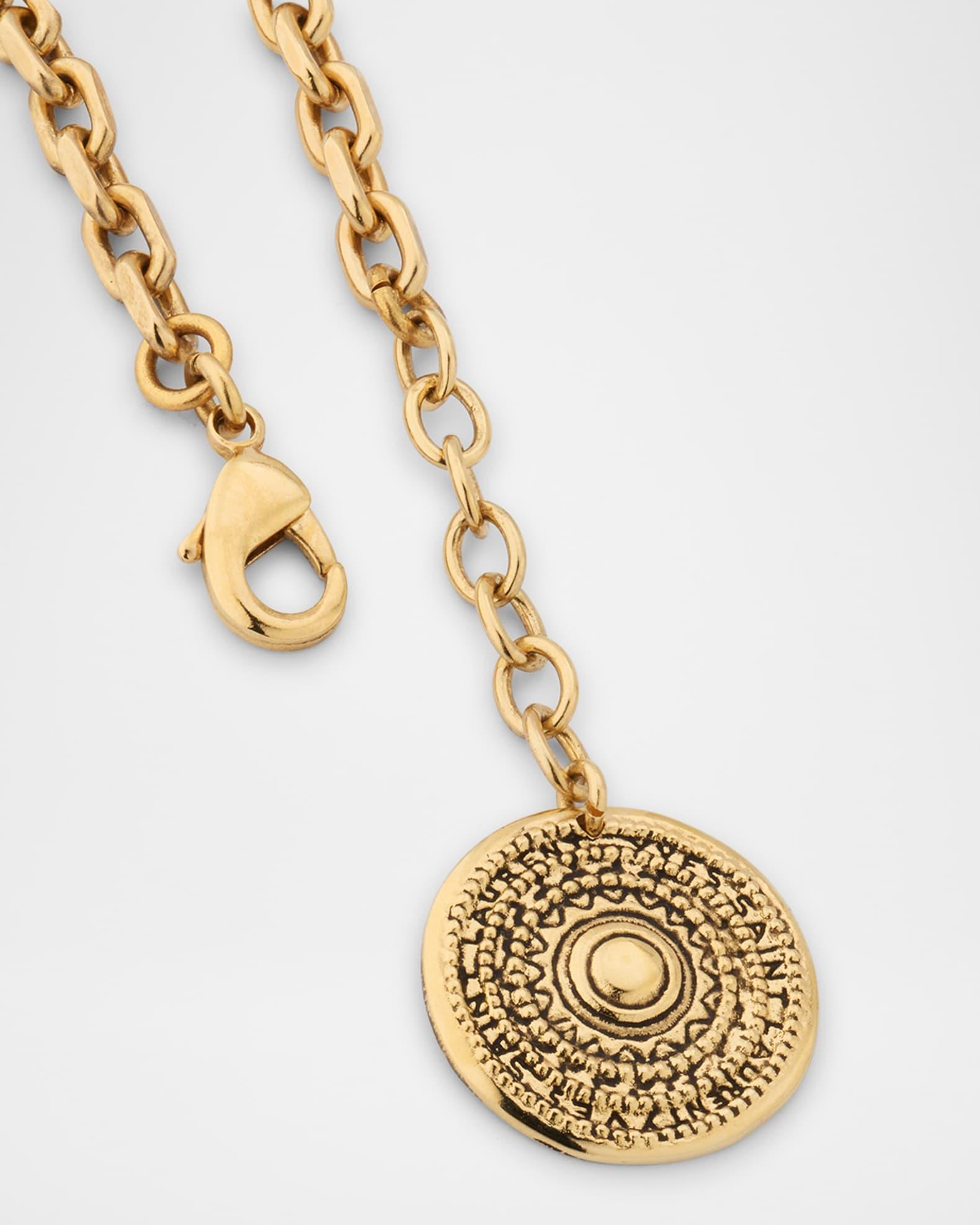 Multi Logo Coin Sautoire Necklace Product Image