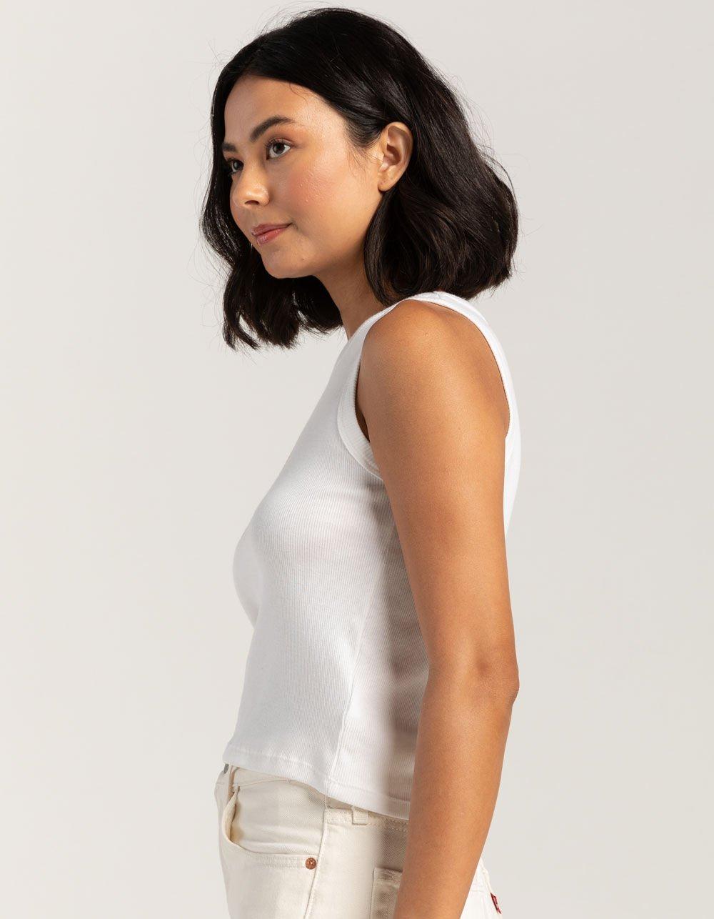 GIRL DANGEROUS Where I End And You Begin Womens Tank Top - WHITE Product Image