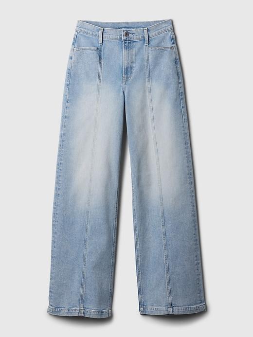High Rise Stride Wide-Leg Jeans Product Image
