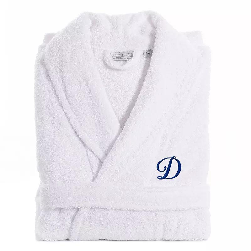 Linum Home Textiles Turkish Cotton Personalized Unisex Tie Front Terry Bathrobe, Adult Unisex,  Product Image